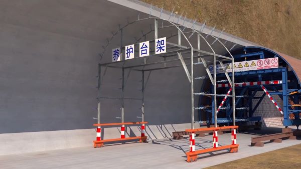 下陆区隧道施工动画制作公司 - 隧道施工工艺和施工方法 - 隧道施工汇报动画视频 - bim 工程施工动画